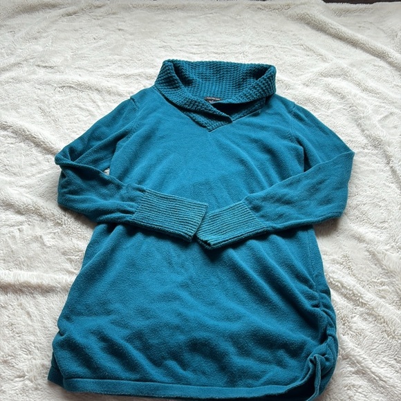 Calvin Klein Blue Collared Shirt FLAWED Size Medium - Picture 2 of 12